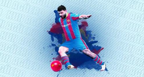 رسميا.. برشلونة يعلن التعاقد مع أجويرو